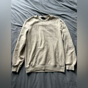 H&M Relaxed Fit Beige Crewneck